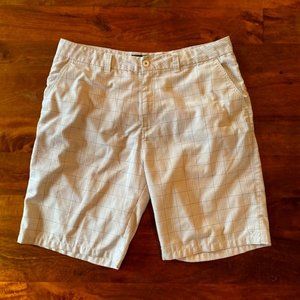 Men's | O'Neill Gray + White Plaid Shorts [38]